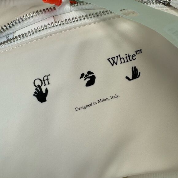 Off-White Virgil Abloh Commercial Tote Bag Satin NWT - Picture 10 of 13